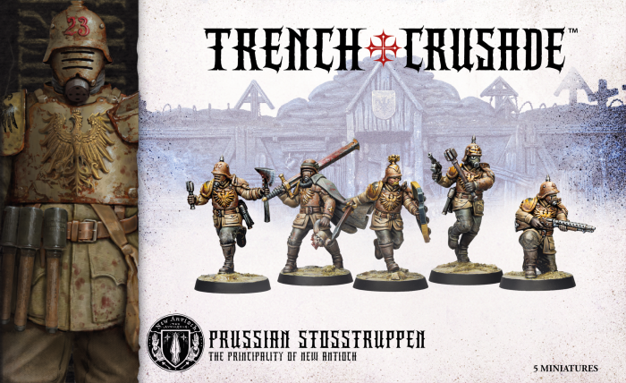 Prussian Stosstruppen Trench Crusade Miniatures